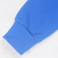 thumbnail image 4 of Ulitacool Outfits For Girls Round Neck Solid Color Long Sleeve Tracksuit Hoodie Pants Retro Little Girls Clothing 7-8 Years Blue, 4 of 5