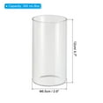 thumbnail image 2 of Uxcell 4.7"x2.6" Clear Glass Cylinder Vase Tabletop Flowers Vase Floating Candle Holder Vase, 2 of 6