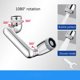 thumbnail image 3 of Universal baño grifo extensible adaptador aireador 2 modos fregadero grifo extensor Feliz Sencillez, 3 of 5