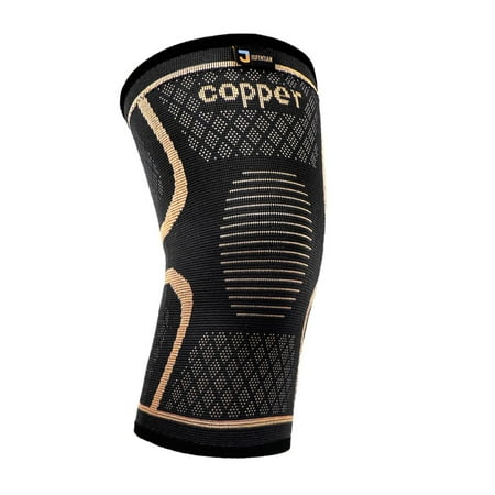 JIUFENTIAN Copper Knee Braces Support Compression Sleeves for Knee Pain Women Men(M)
