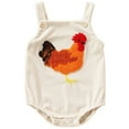 thumbnail image 1 of MeetoTime Baby Boys Girls Corduroy Jumpsuits Printed Embroidered Sling Newborn Infant Rompers Baby Crawling Clothes, 1 of 7