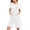 White, variant on CHUMUD Zip Up Robes for Women Short Sleeves Zipper House Coat Short Bathrobes Lightweight Bridal Pjs Nightgown with Pockets