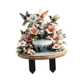 thumbnail image 4 of Estaca de jardín Flower Pot estaca Acrílico Compacto Patio al aire libre Decoración Decoración del agua Tres colibríes Decoración Ornamento, 4 of 8