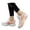 White, variant on Men's Supportive Walking Lace-Up Sneakers Wide Toe Lightweight Breathable Mesh Upper Sole Low Heel All-Season Casual Non- Rubber Outsole with Orthopedic Arch Support Insole