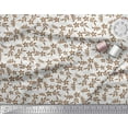 thumbnail image 2 of Soimoi Velvet Fabric Leaves & Floral Artistic Printed Fabric 1 Yard 58 Inch Wide, 2 of 5
