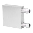 thumbnail image 1 of Aluminio CPU Enfriador Refrigeración por Agua para PC Computadora, Bloque Agua Líquido Disipador de Calor del Refrigerador para CPU Ordenador, Controlador del Inversor Industrial, etc(40*40*12mm) EOTVIA AJ34354, 1 of 2