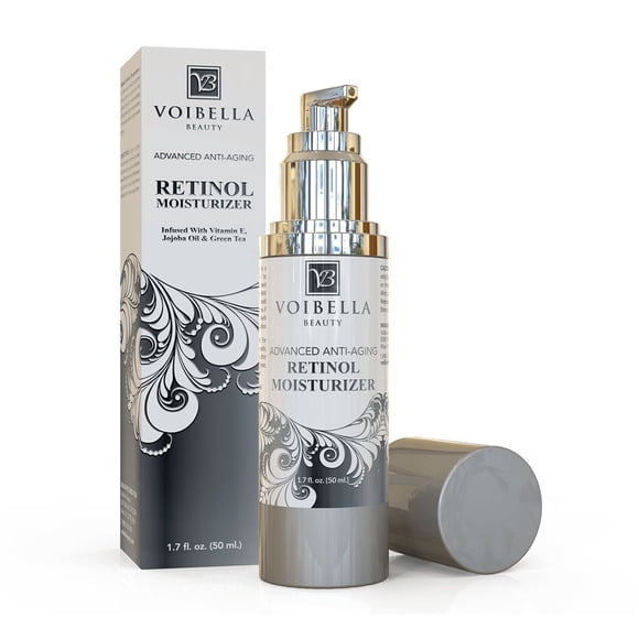Crema nocturna de retinol orgánico avanzado para refinar los poros y humectante facial antienvejecimiento para mujeres, antiarrugas, ayuda a mejorar la apariencia de las manchas oscuras y soporte de c