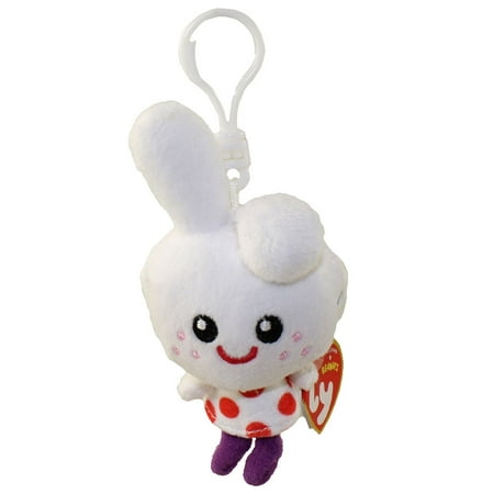 TY Beanie Baby - HONEY the Funny Bunny (Plastic Key Clip - Moshi Monster - UK Excl) (4.5
