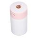 thumbnail image 5 of Humidificador de niebla fría pequeño de 300 ml, mini humidificador portátil de escritorio con luz colorida para coche, casa, oficina, viajes, rosa, 5 of 5
