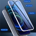 thumbnail image 2 of ziyahi High Definition Full Coverage Screen Protector Compatible for iPhone12/iPhone12 mini Protection Film Anti Fingerprint Double-sided Case Type 8, 2 of 9