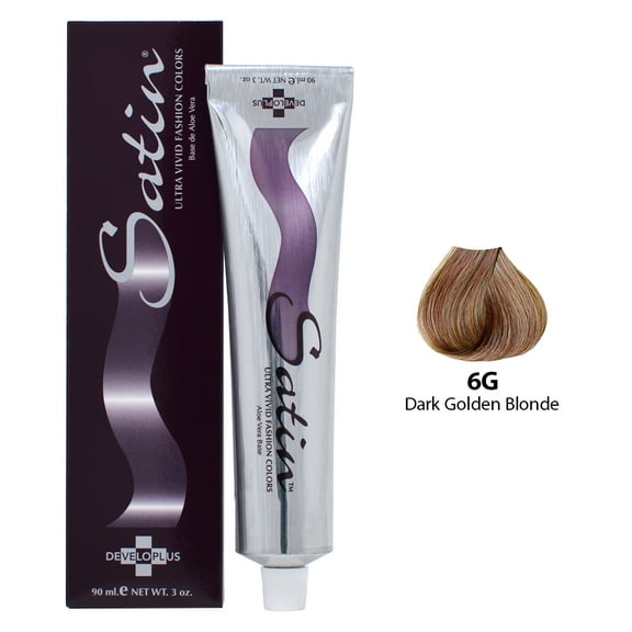Satin Hair Color - ultra vivid fashion colors (6G - Dark Golden Blonde)