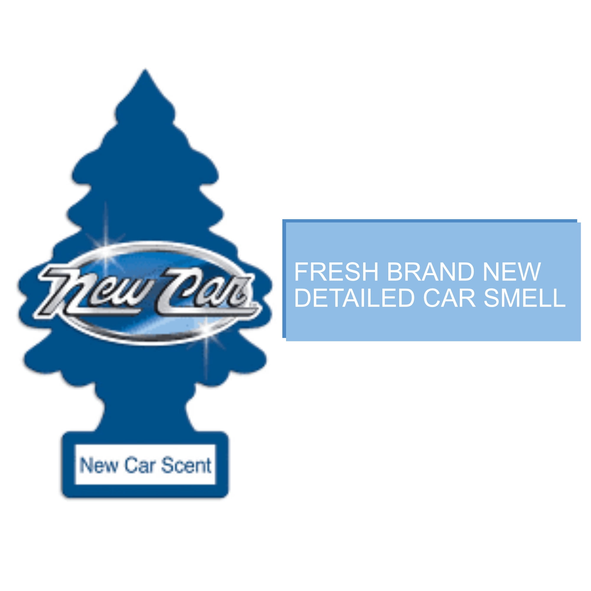 Pack of 24 Little Trees Car Air Fresheners, 12 Black Ice and 12 New Car Scent Hanging Automative Fragrances