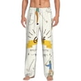 thumbnail image 2 of Lsque Golf Icons And Golfer Print Men's Pajama Pants, Lounge Pant - Comfortable Home Wear,Elastic Waistband, Stylish Design-Medium, 2 of 9