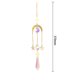 thumbnail image 3 of Receptor de luz colgante Wdftyju cristal colgante Metal Moon Sun Garden Wall Wind Chime 62, 3 of 3