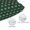 thumbnail image 3 of Balery Green Buffalo Plaid Merry Christmas Funda de Cojín Estampada, Regalos para Mujeres, Regalos de Amor para Ella, Regalos para Novia o Esposa, Funda de Almohada-20"x30", 3 of 6