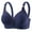 Navy, variant on Push Up Bra Built In Bra Tank Tops Woman's Gathered Together Large Size Daily Bra Underwear No Rims Navy 5X