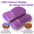 thumbnail image 3 of Heated Mitts AiricePac para aliviar el dolor de la artritis, color morado, 3 of 7