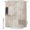 Beige, variant on Beige Gray Black Vintage Shower Curtains for Bathroom, Modern Abstract Linen Texture Waterproof Fabric Shower Curtain, Decorative Bathroom Curtain for Bathtub, 72"x84", No Hooks Included