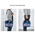 thumbnail image 6 of Lunch Bag Portable Crossbody Meal Bag Cooler Bag Insulated Lunch Bag Food Bag Handheld & Crossbody Design Wolf in The Moonlight, 6 of 6