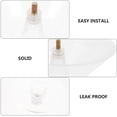 thumbnail image 4 of 10Pcs Transparent Plastic Range Hood Oil Cup, Reusable Oil Catcher for Kitchen Hood, Easy to Install Grease Collection Bowl, Compact and Lightweight Container for Home Use, 4 of 8