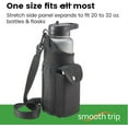 thumbnail image 4 of AquaPockets Water Bottle Holder - Insulating Neoprene Sling Bag With Phone Pouch and Adjustable Strap for Walking and Hiking - Fits up to 32 oz. Bottles, 4 of 6