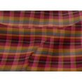 thumbnail image 3 of oneOone Viscose Jersey Fabric Madras Check Print Fabric BTY 60 Inch Wide, 3 of 4