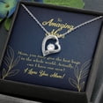 thumbnail image 2 of To Mom Mom Best Hug Forever Necklace w Message Card, 2 of 20