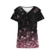 thumbnail image 4 of Blusa de manga con volantes y túnica recortada para mujer, informal, sexy, a la moda, para verano OAVQHLG3B Store lin121212, 4 of 4