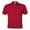 Red, variant on Mens Jersey Sport Polo Shirt 50/50 Sport Tee Outfit Color White Small