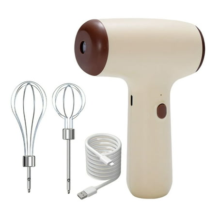 

Portable Electric Cordless Handheld Mixer USB Rechargeable Egg Beater Mini Egg Whisk for Whipping or Mixing Eggs Cream