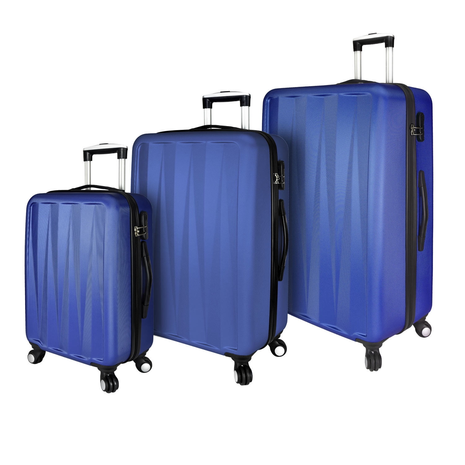 Elite Luggage Verdugo Hardside 3Piece Spinner Luggage Set, Blue