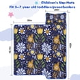 thumbnail image 5 of Pioneer Flower Floral Print Pattern Toddler Nap Mats for Kids Preschool,Sleeping Mat Bag or Kids,Toddler Sleeping Bag,Toddler Nap Mat or Daycare, 5 of 6