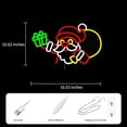 thumbnail image 3 of Santa Claus Neon Sign - Colorful LED Neon Light for Wall Decor, Bedroom or Cafe Bar - Christmas Neon Sign for Kids Room C82, 3 of 3