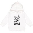 thumbnail image 2 of Inktastic Girls Gotta Have Goals Hockey Player Toddler Hoodie, 2 of 4