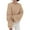Apricot, variant on PRETTYGARDEN Womens Sweaters Fall Cable Knit Long Sleeve Crewneck Oversized Sweater Chunky Pullover Loose Outfits