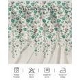 thumbnail image 5 of Flower Teal Bed Skirt Grey Cherry Blossoms Cotton Linen Background Bed Skirts Queen Size 18 Inch Drop, Wrap Around Dust Ruffle&nbsp;Bedskirt with Adjustable Elastic Belt for Queen Size Beds, 5 of 7