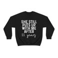 thumbnail image 1 of 11th Anniversary Husband Sweatshirt, Gifts, Sweater Shirt, 1 of 9