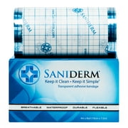 Saniderm Tattoo Aftercare Bandage, Heal Your Tattoo Faster, 1 Roll (4in x 8yd)