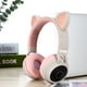 thumbnail image 2 of Audífonos Bluetooth Diadema VIMI 3.5 Con Orejas De Gato Con Luz Led Radio Blanco, 2 of 5