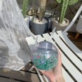 thumbnail image 1 of Summer New Earth Shape Outdoor Double Layer Plastic Cup Blue 400ML, 1 of 3