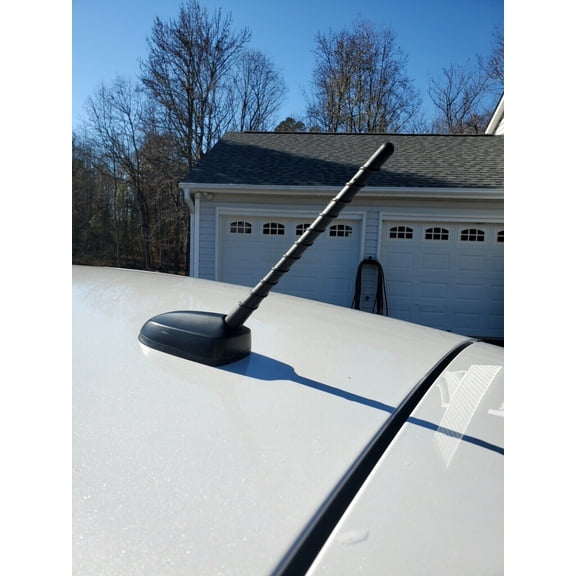 7" inch Short Black Rubber Spiral Antenna Mast Radio AM/FM for FORD C-MAX 2013-2018