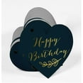 thumbnail image 3 of Inkdotpot 100 Pack Real Gold Foil Paper Tag Happy Birthday Favor Hang Tag, 3 of 8