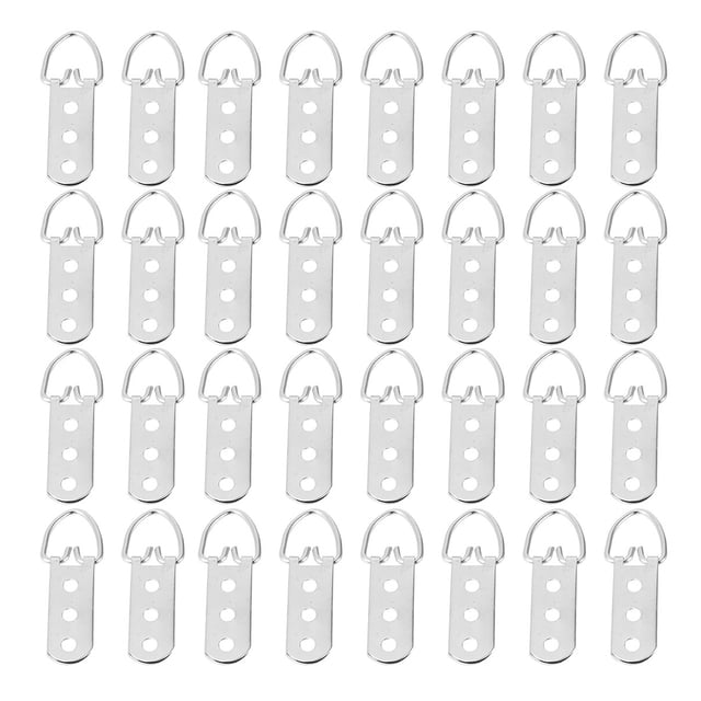 50pcs Photo Frame Hooks Practical Useful Sturdy Photo Display Tool Hanging Parts Heavy Duty Hole Picture Frame Hangers for Home Wall House