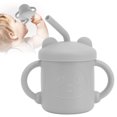 thumbnail image 3 of Copa de Bebés Sippy, A PrueBa de Derrames Resistente a la Caída de la Copa de Silicona Dura Duradera Manijas Sin Deslizamiento para el atrenamiento de Aprendizaje con tapa de, 3 of 7