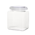thumbnail image 1 of GadgetVLot Food Storage Box Transparent Whole Grains Flour & Sugar Moisture-Proof Press Airtight Lid Sealed Jar, 1 of 16