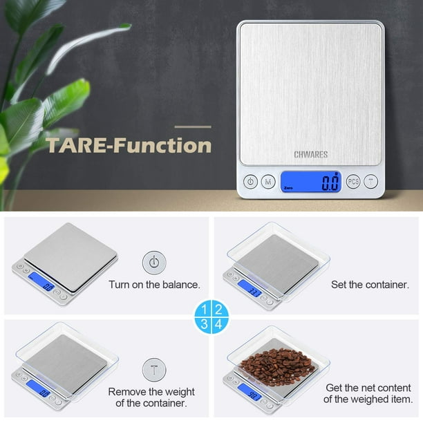 Báscula De Cocina Bu00e1scula De Cocina Digital USB Recargable