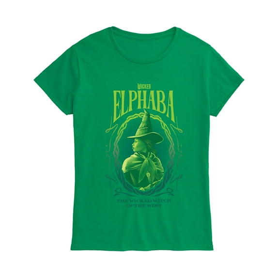 Wicked - Elphaba Wicked Witch Of The West - Women's Fitted Graphic T-Shirt