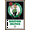 Bronze Framed Version, variant on NBA Boston Celtics - Logo 21 Wall Poster, 22.375" x 34"