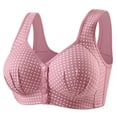 thumbnail image 2 of OVAFBAU Bras for Women Supportive Seamless Push Up Bra T-Shirt Bra Plus Size Wireless Bra Front Closure Fixed Cup Push Up Shaping Tank Women Underwears, 2 of 8