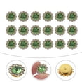 thumbnail image 6 of FUEENIRVA Green Sunflower Sew on Rhinestone Buttons Decorative Sewing Accessories for Crafts, 6 of 8